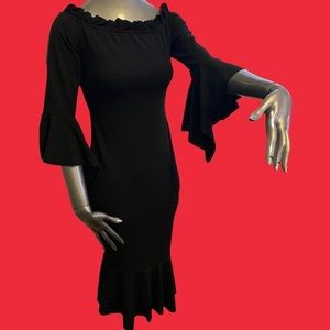 VTG Black Vamp Dress
